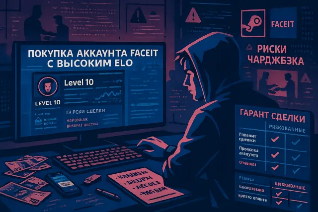 Как безопасно купить или продать аккаунт Faceit: выбор платформы и проверенные магазины